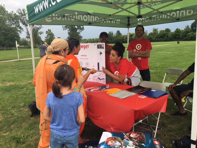 Residents of Canton, OH at this year's National Night Out, August 7, 2018.