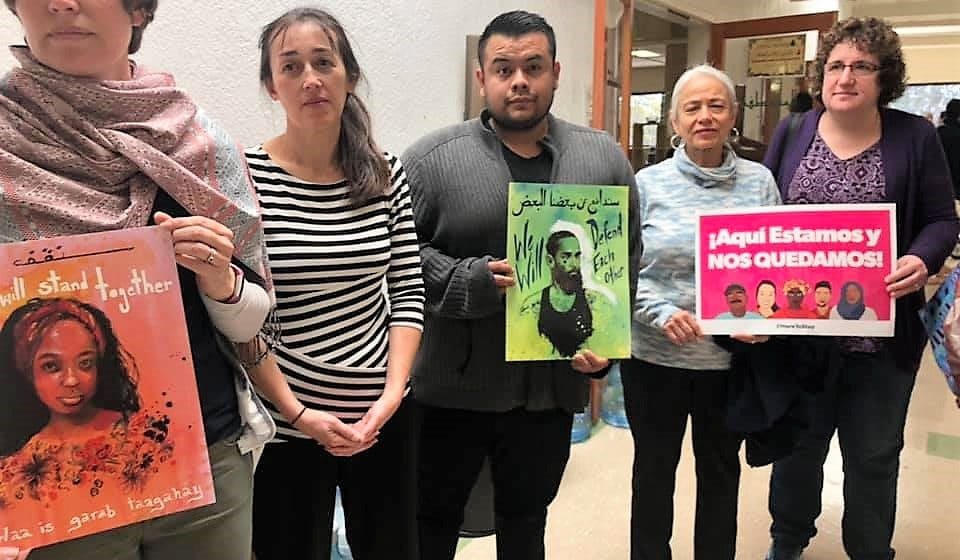 San Jose Islamic Center gathering to support Muslim community after the Christchurch massacre. (Credit: Photo courtesy of South Bay Islamic Association)