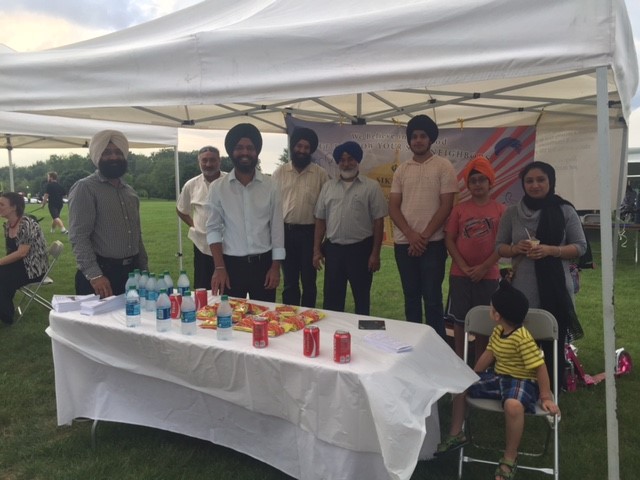 Residents of Canton, OH at this year's National Night Out, August 7, 2018.