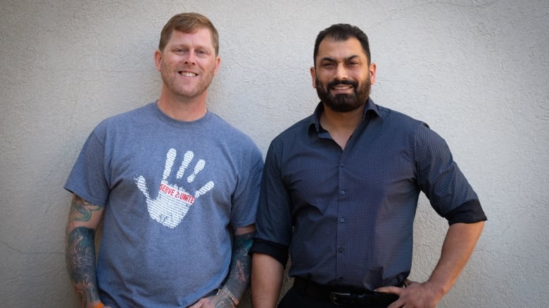 Arno Michaelis and Pardeep Singh Kaleka