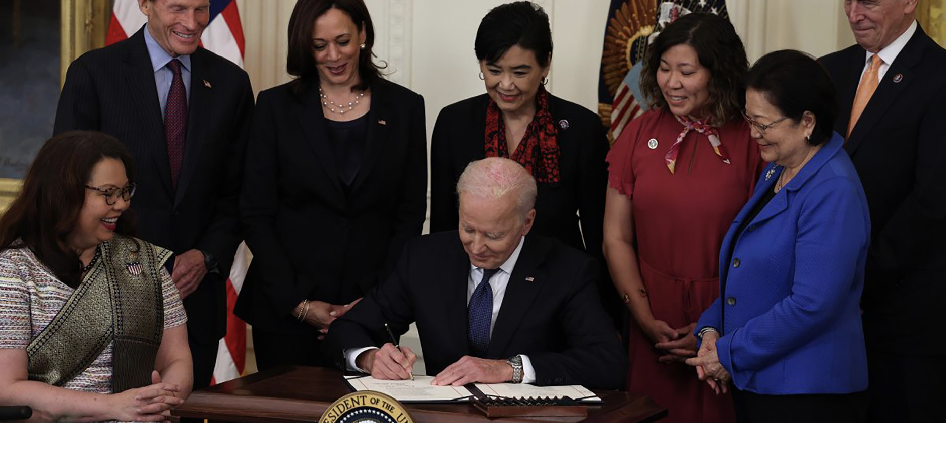 President Biden signed the Covid-19 anti-hate act on May 20, 2021.