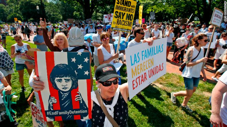 Immigration rally, CNN