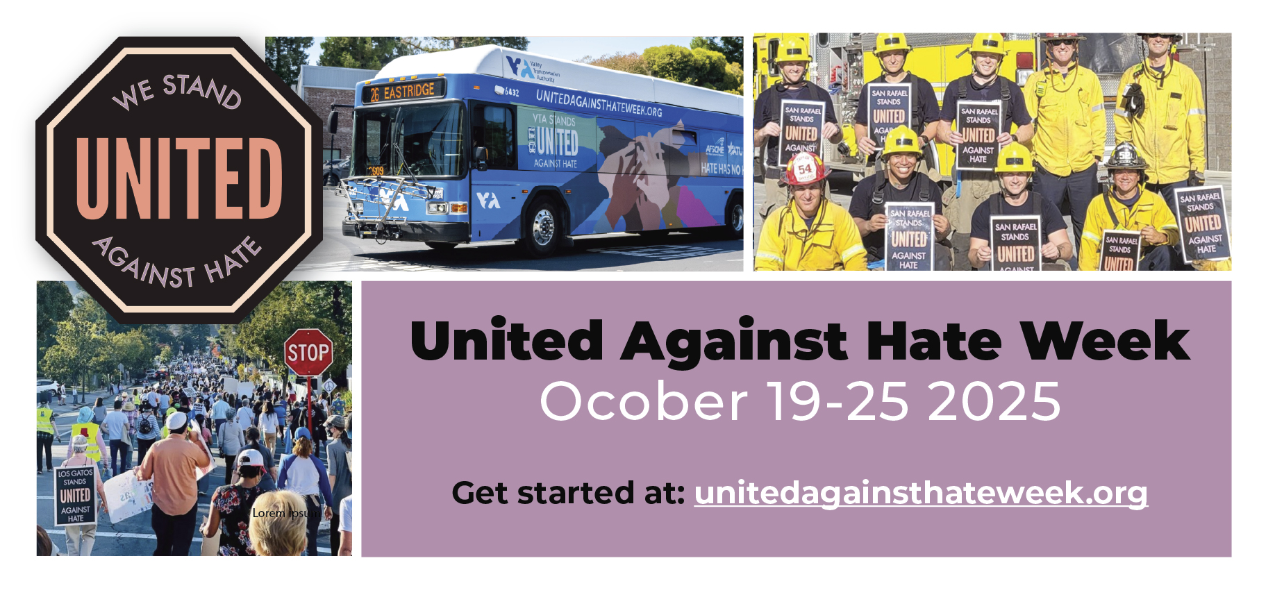 United Against Hate Week- October 19-25, 2025