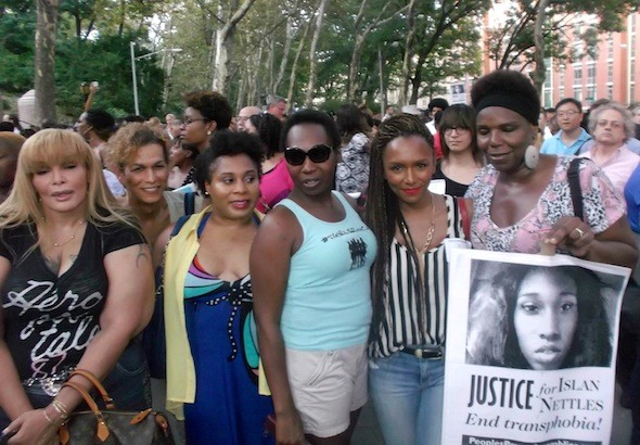 Islan Nettles vigil in Harlem